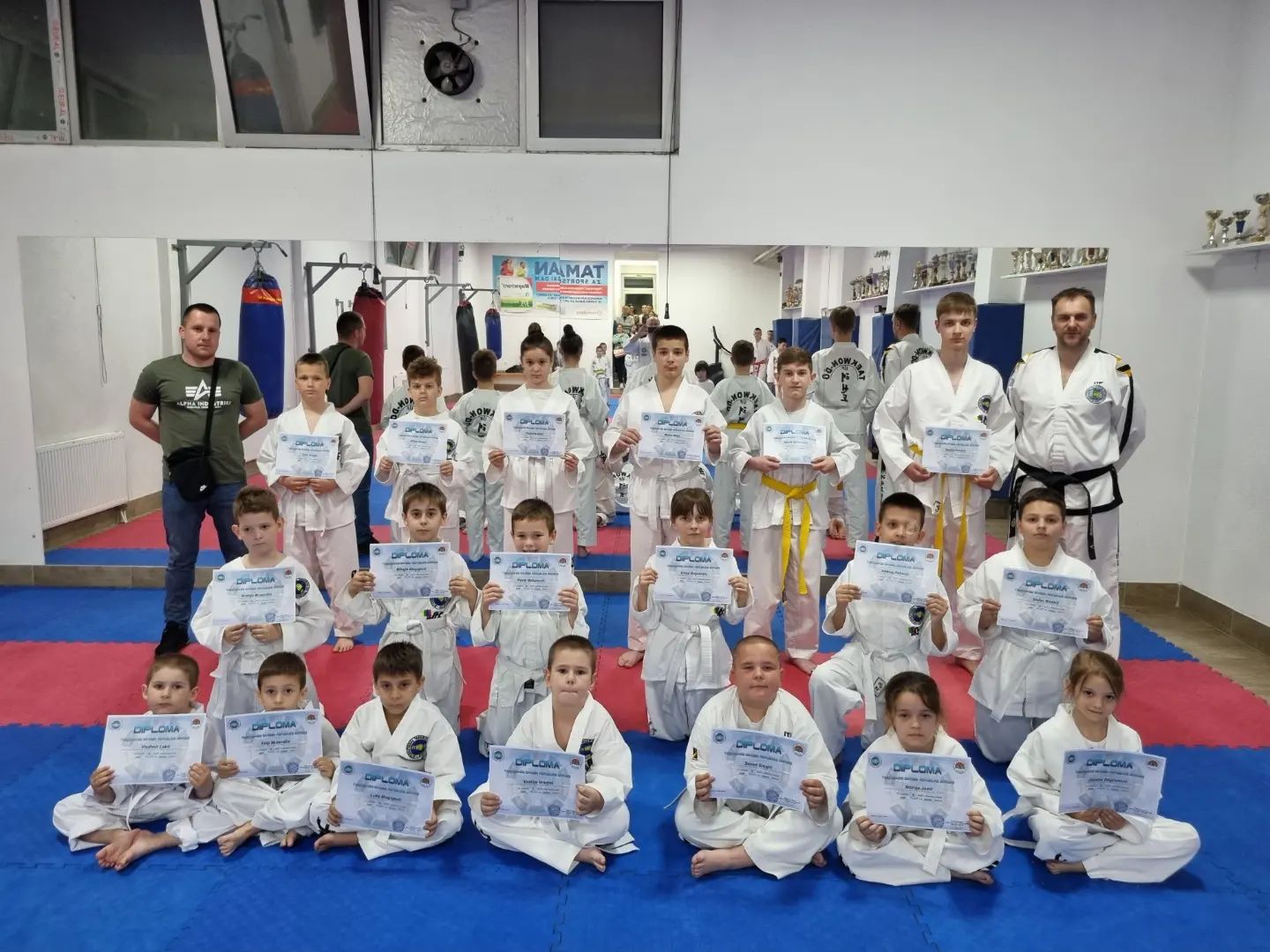 ZAVRŠEN ISPIT ZA POČETNA TEKVONDO ZVANJA