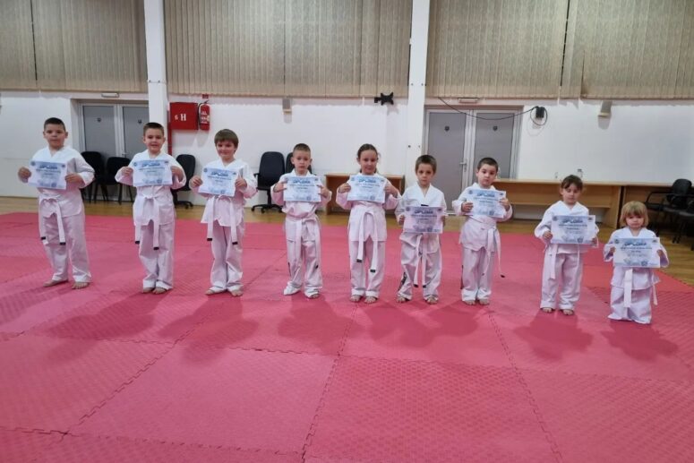 ZAVRŠEN PRVI ISPIT ZA POČETNA TEKVONDO ZVANJA U STANARIMA 2023