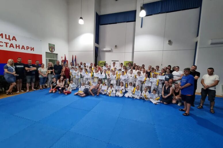 ZAVRŠEN TREĆI ISPIT ZA POČETNA TEKVONDO ZVANJA U STANARIMA 2023